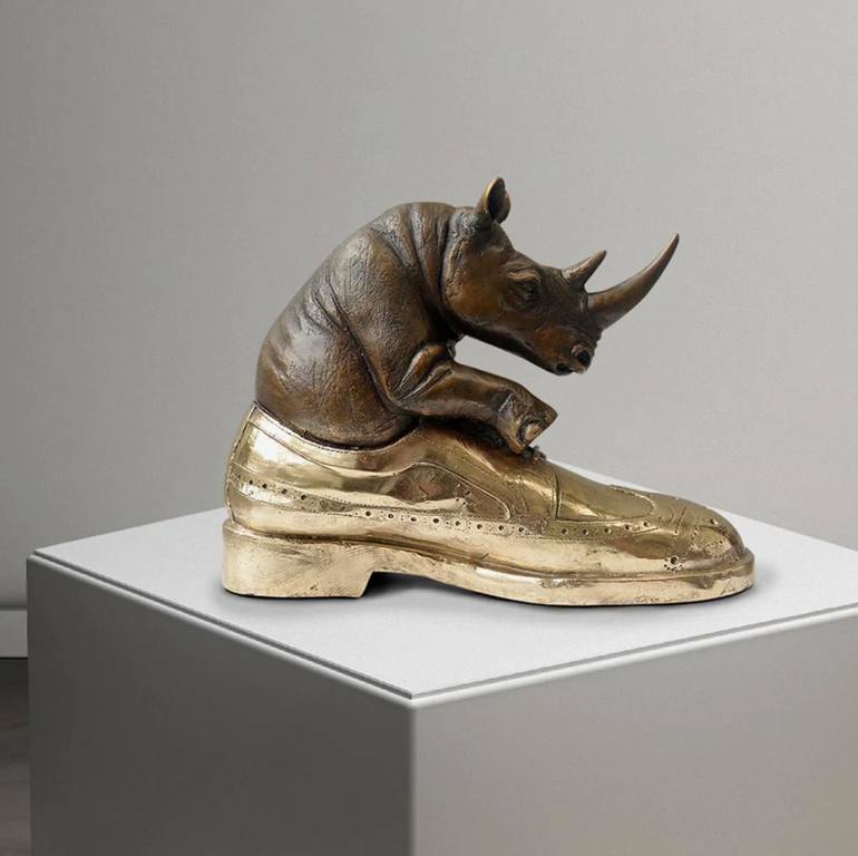 Original Expressionism Animal Sculpture by Gillie And Marc Schattner