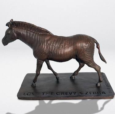 Love the Grevy's Zebra (Bronze Sculpture) thumb