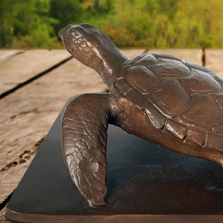 Original Figurative Animal Sculpture by Gillie And Marc Schattner