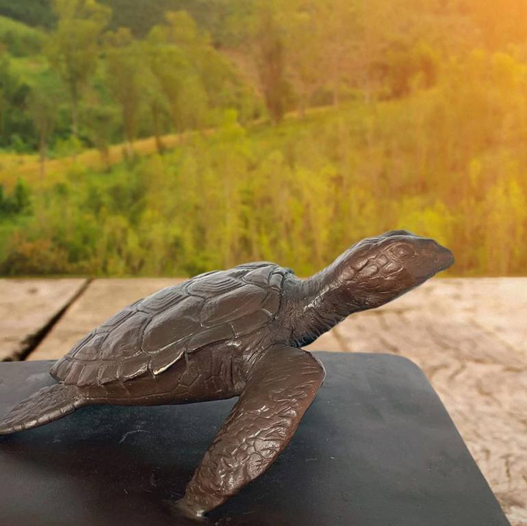 Original Figurative Animal Sculpture by Gillie And Marc Schattner