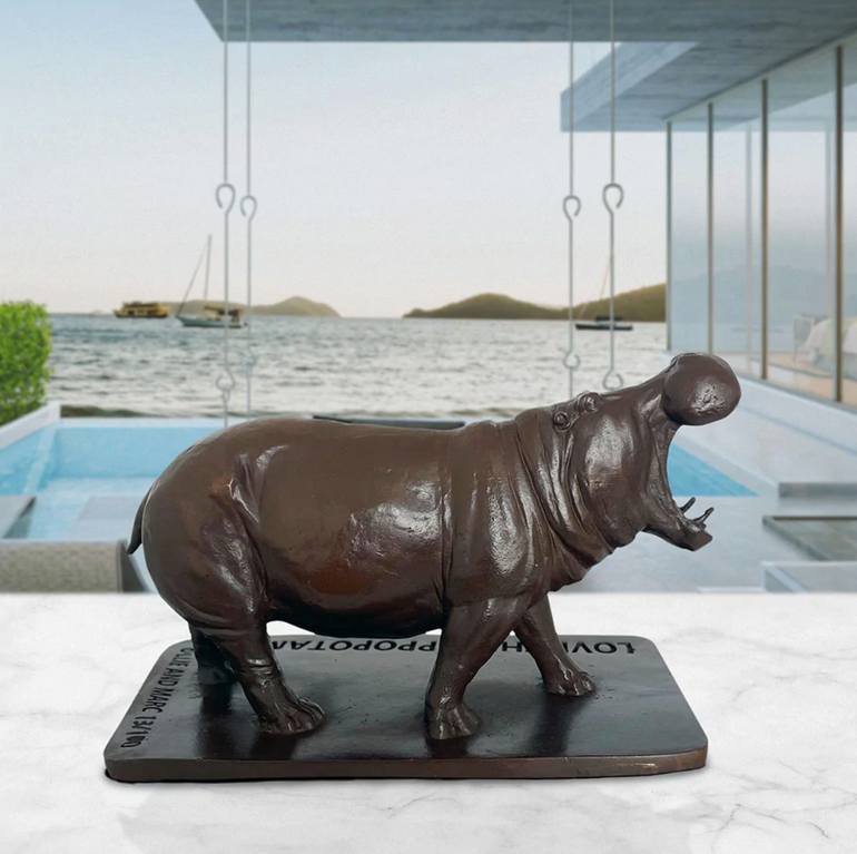 Original Figurative Animal Sculpture by Gillie And Marc Schattner
