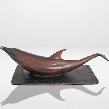 Love the Pink Dolphin (Bronze Sculpture) thumb