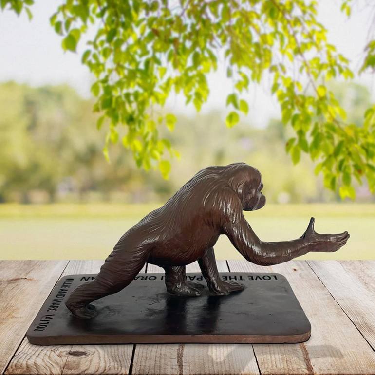 Original Figurative Animal Sculpture by Gillie And Marc Schattner