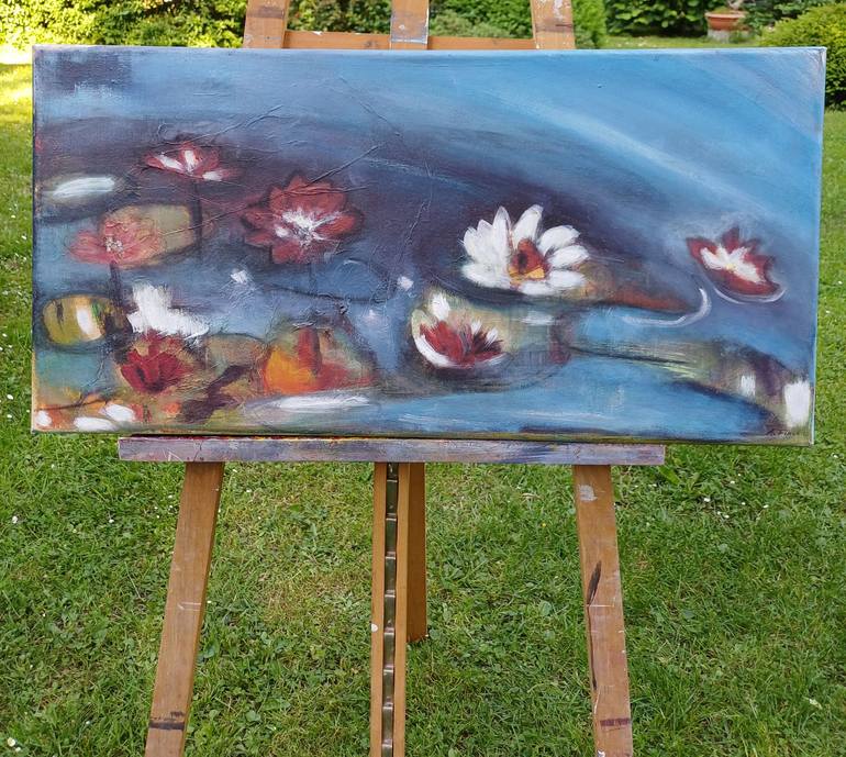 Original Impressionism Nature Painting by Andrea Finck