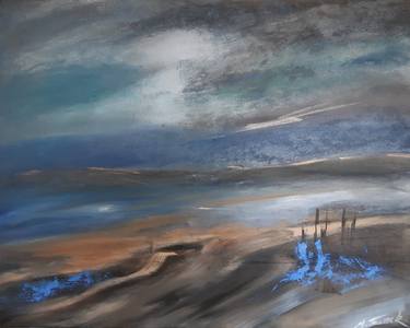 Original Abstract Seascape Paintings by Andrea Finck
