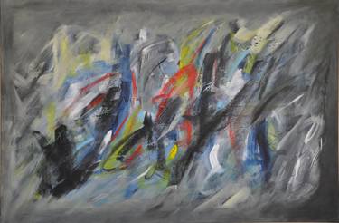 Original Abstract Expressionism Abstract Paintings by Giuseppe Massarelli