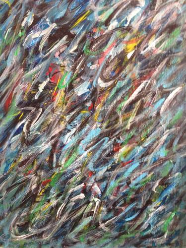 Original Abstract Expressionism Abstract Paintings by Giuseppe Massarelli