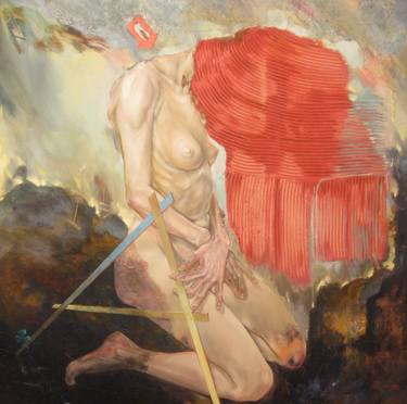 Original Conceptual Nude Paintings by Mykola Dzhychka