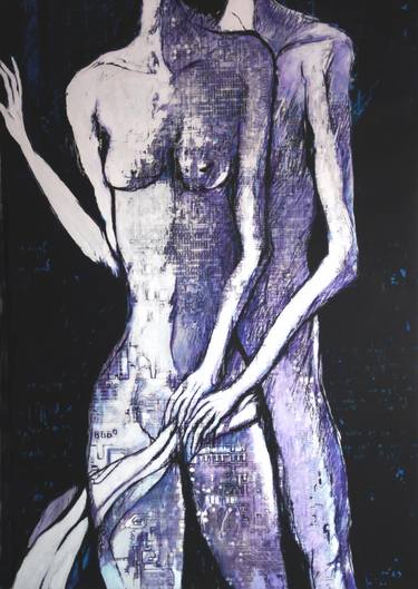 Print of Expressionism Nude Paintings by Alessandro Gambetti