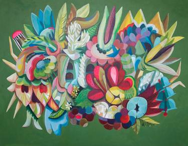 Original Figurative Botanic Paintings by Julie Hendriks