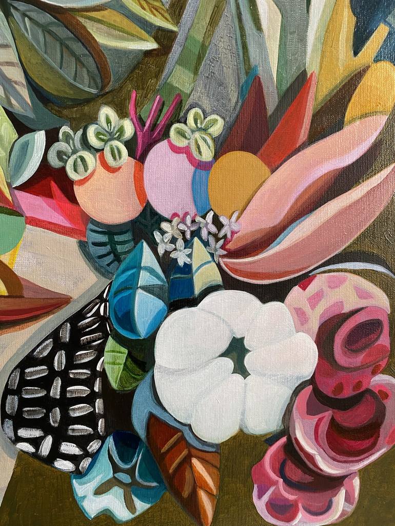 Original Fine Art Floral Painting by Julie Hendriks