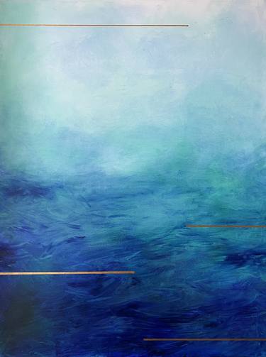 Print of Abstract Seascape Paintings by Sarah Millerton