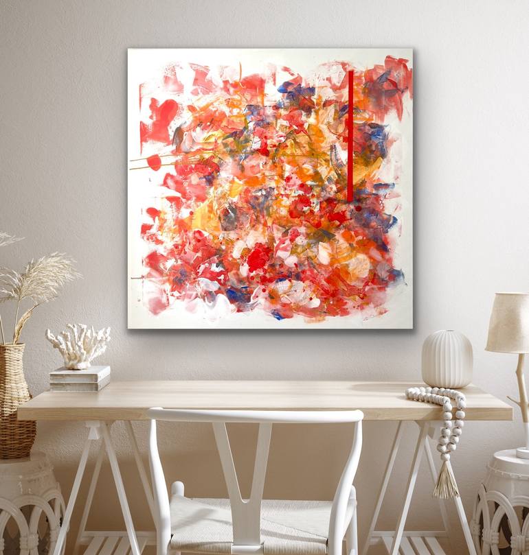 Original Abstract Expressionism Abstract Painting by Sarah Millerton