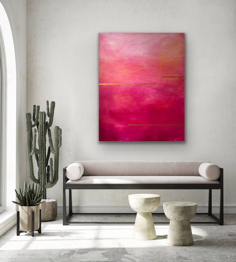 Original Fine Art Abstract Painting by Sarah Millerton