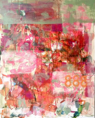 Original Abstract Expressionism Abstract Paintings by Sarah Millerton