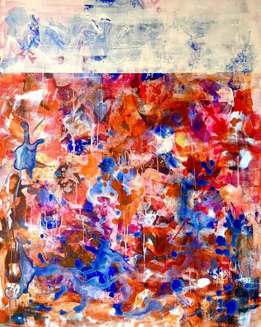 Original Abstract Expressionism Abstract Paintings by Sarah Millerton