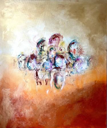 Original Abstract Expressionism Abstract Painting by Sarah Millerton