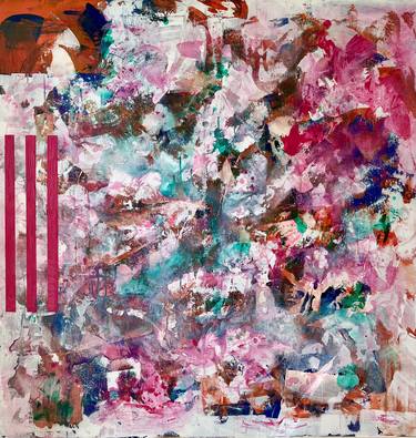 Original Abstract Expressionism Abstract Painting by Sarah Millerton