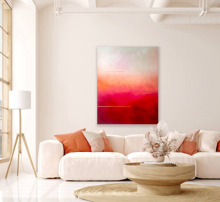 Original Abstract Expressionism Abstract Painting by Sarah Millerton