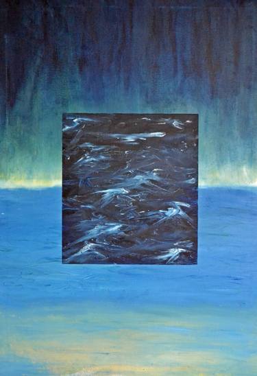 Print of Surrealism Seascape Paintings by Sarah Millerton