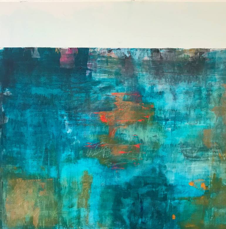 Original Abstract Water Paintings by Sarah Millerton