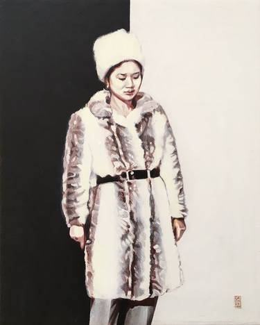 Print of Realism Portrait Paintings by Brigitte Yoshiko Pruchnow