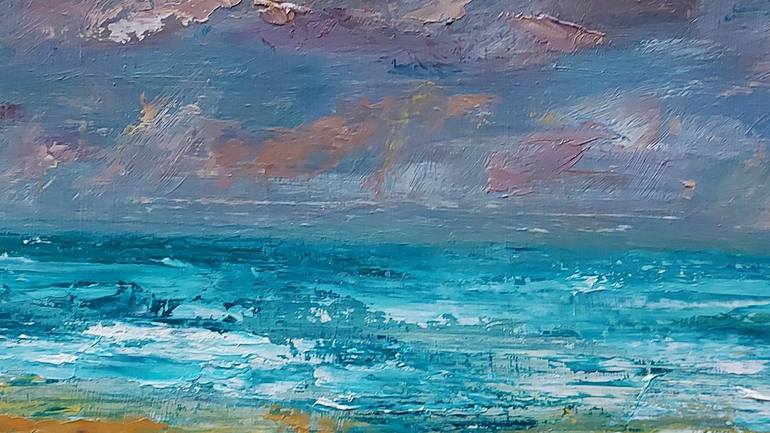 Original Contemporary Seascape Painting by niki purcell