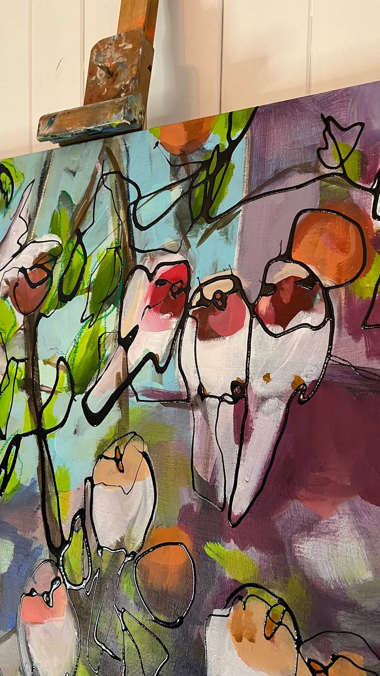 Original Figurative Botanic Painting by Marieke Bekke