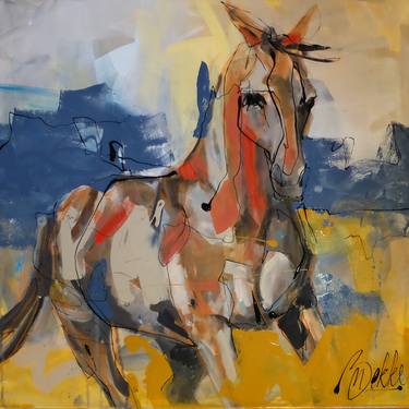 Saatchi Art Artist Marieke Bekke; Painting, “Horse Muse” #art