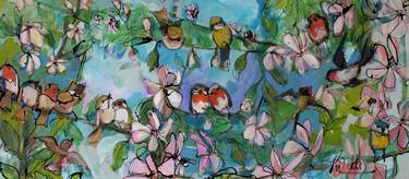 Print of Impressionism Garden Paintings by Marieke Bekke