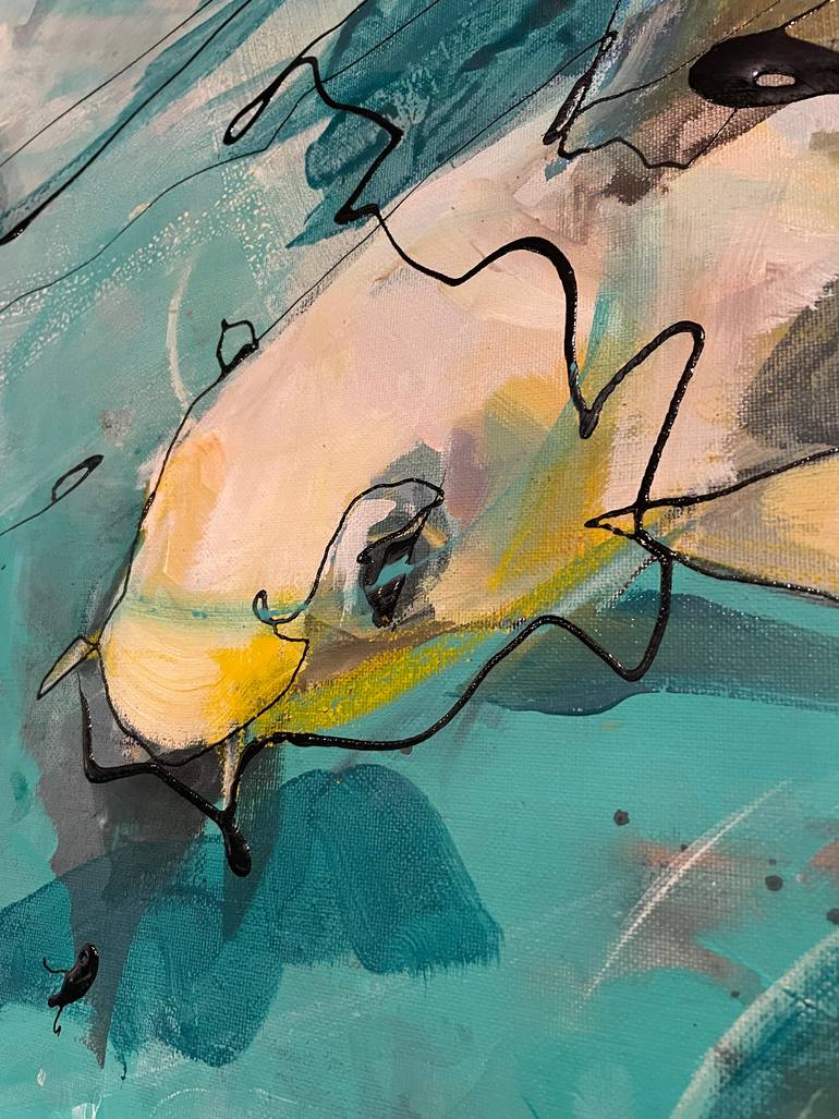 Original Figurative Animal Painting by Marieke Bekke