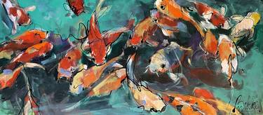 Print of Fish Paintings by Marieke Bekke