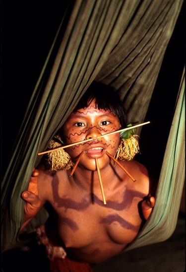 Yanomami Children of Eden: The Fertility Goddess-2 - Archival Pigment limited edition of 12 museum quality prints thumb