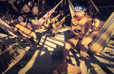 Yanomami Children of Eden: Lipstick - Archival Pigment limited edition of 12 museum quality prints thumb