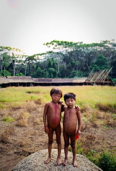 Yanomami Children of Eden: Two Boys - Archival Pigment limited edition of 12 museum quality prints thumb