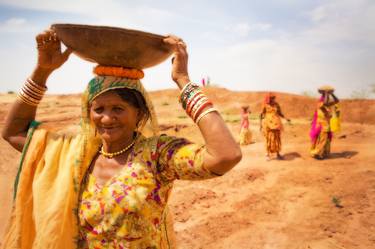 Rajasthan • India _ Women Working in the Field - Archival Pigment limited edition of 12 museum quality prints thumb