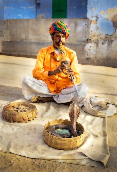 Rajasthan • India _ Snake Charmer-1 - Archival Pigment limited edition of 12 museum quality prints thumb