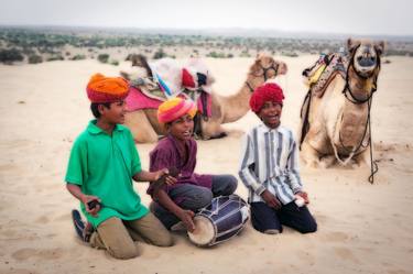 Rajasthan • India _ Desert Musicians-2 - Archival Pigment limited edition of 12 museum quality prints thumb