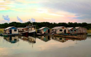 Amazon River Houses • Archival Pigment limited edition of 12 museum quality prints thumb