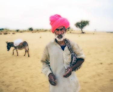 Rajasthan • India • Desert Man • Archival Pigment limited edition of 12 museum quality prints - Limited Edition of 12 thumb