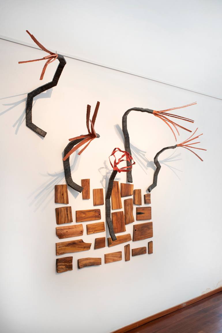 Original Abstract Expressionism Nature Sculpture by Miguel Neves Oliveira