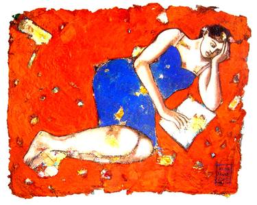 Print of Expressionism Women Paintings by Aviva Sawicki