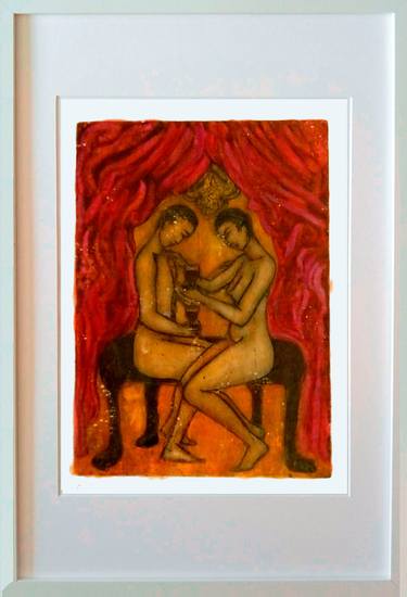 Original Figurative People Printmaking by Aviva Sawicki