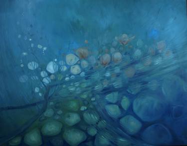 Original Abstract Expressionism Water Paintings by Elisa Zeni