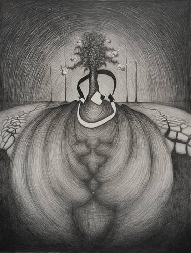 Print of Illustration Tree Drawings by Ali Asad Naqvi