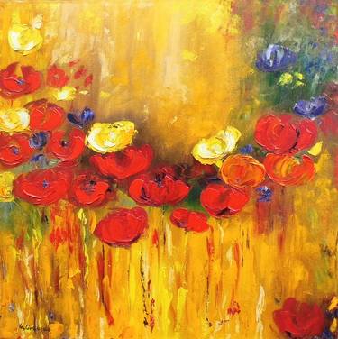 Print of Abstract Expressionism Botanic Paintings by Grazyna Maria Gracyas