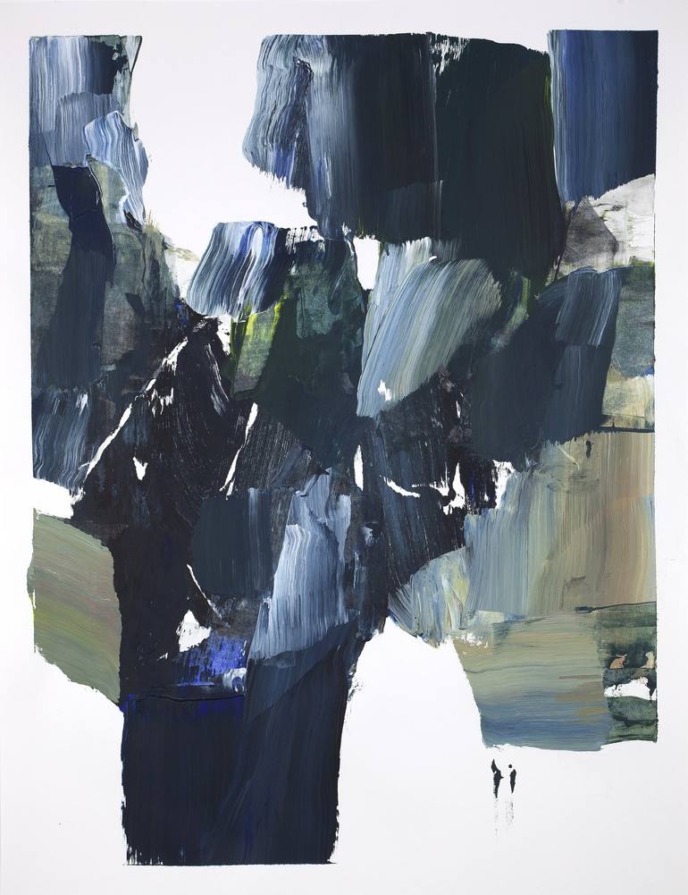 Original Abstract Landscape Paintings by Stephane Villafane