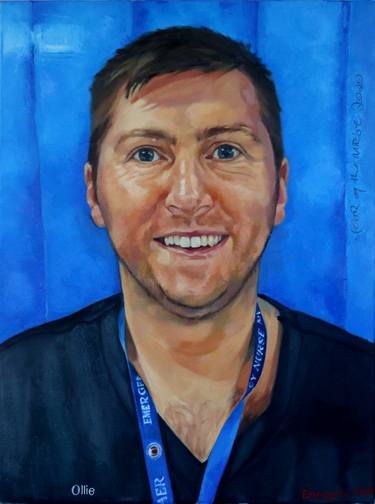 Original Portrait Painting by Fiona Byrne