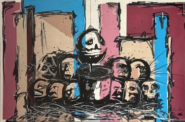Original Street Art Graffiti Mixed Media by Iván Karim