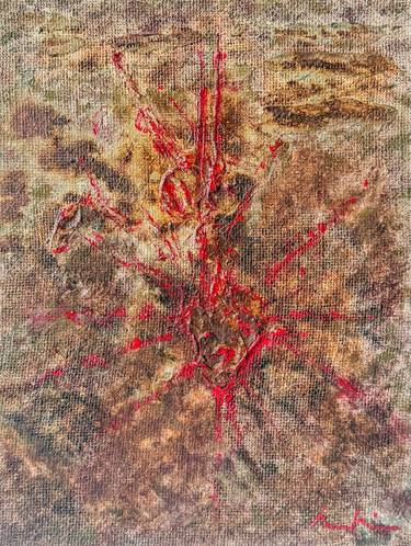 Original Symbolism Abstract Mixed Media by Iván Karim